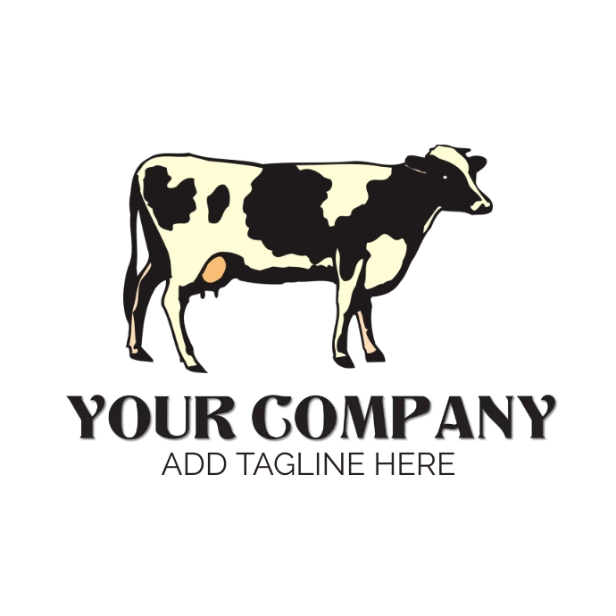 Cow Logo Design | Cash Cow Logo template